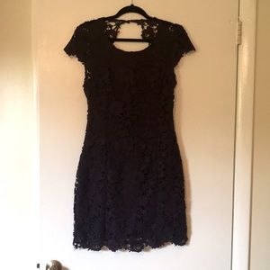 Lulus Purple lace sheath dress